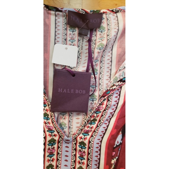 🆕️NWT HALE BOB TALORA SATIN TIERED DRESS S Large - Picture 5 of 5